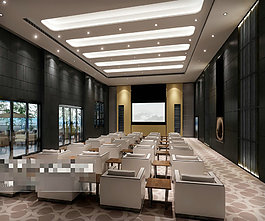 會(huì)議室場(chǎng)景3Ｄ模型素材