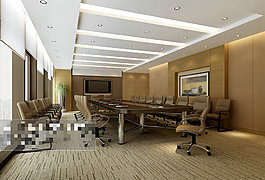 會議室場景素材3Ｄ模型素材