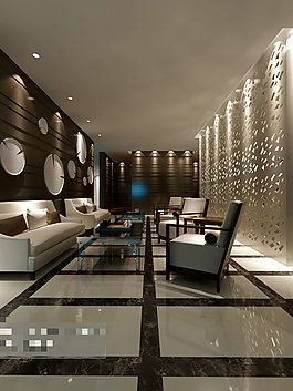 辦公會議場景裝飾3Ｄ模型素材