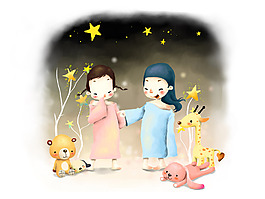 星星插画