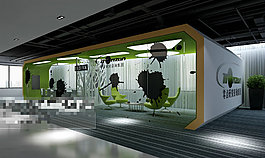 會議接待場景素材3Ｄ模型素材