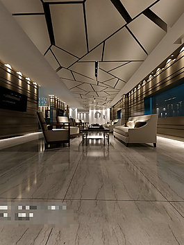 辦公會議場景設計3Ｄ模型素材