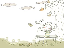 树下插画