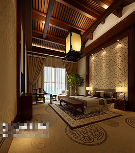 賓館套房布景設(shè)計3Ｄ模型素材