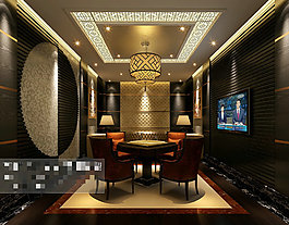 華麗廳3Ｄ模型素材