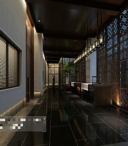 走廊過道設(shè)計(jì)素材3Ｄ模型素材
