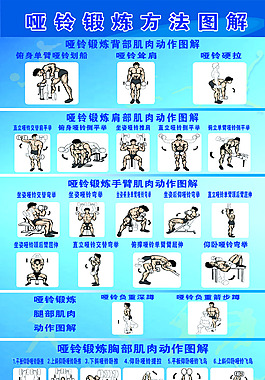 哑铃锻炼方法