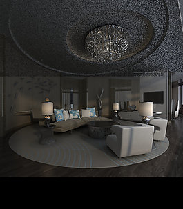 華麗房間3D模型素材