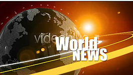 環(huán)球新聞播道ae片頭工程文件