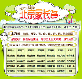 微信推廣家長圈圖文設計頭部PSD分層