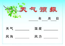 天氣預報