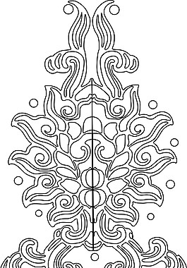 花紋矢量圖