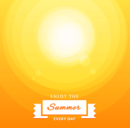 抽象夏日太陽背景矢量素材