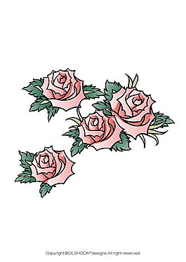 簡約花朵素材
