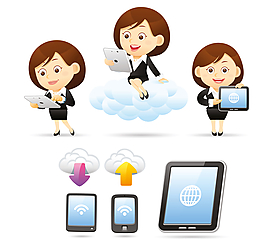 上網(wǎng)的商務(wù)美女