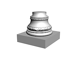 建筑元素設計素材3Ｄ模型素材