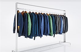 衣物架3Ｄ模型素材