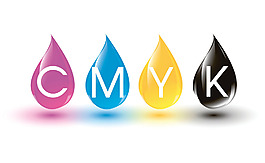 水滴油墨CMYK色卡