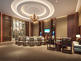 餐廳包間模型設(shè)計(jì)