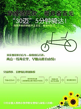 自行車(chē)海報(bào)