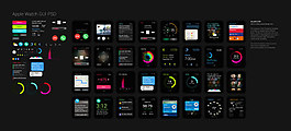 AppleWatch控件psd文件
