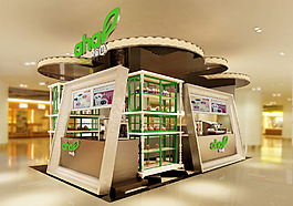 清新甜品店