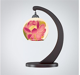 荷花燈具3Ｄ模型素材
