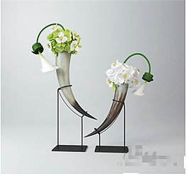 鮮花裝飾3Ｄ模型素材