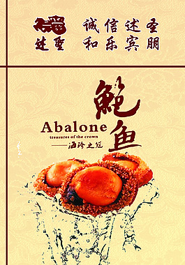 鮑魚展架