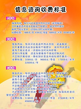 股市信息咨詢收費(fèi)標(biāo)準(zhǔn)