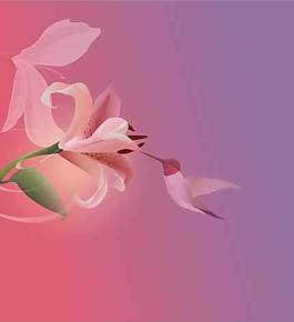 花鳥壁畫裝飾圖