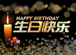 生日快樂海報(bào)