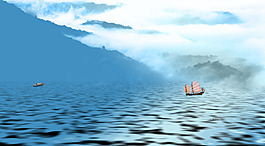 山水畫卷