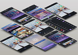 高端的照片處理APP頁面