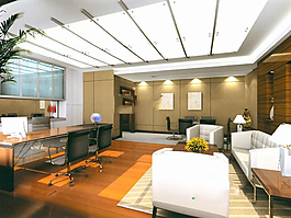 辦公區(qū)3d模型