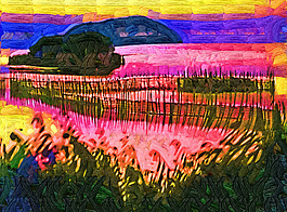 风景油画