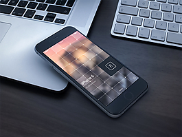 iPhone 6 3D模型UI設(shè)計