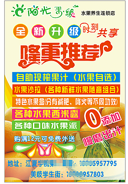 水果传单