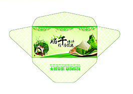 端午節(jié)粽子矢量素材信封psd