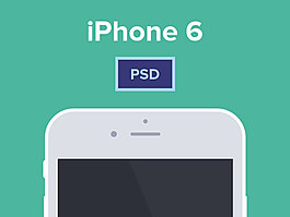 iPhone 6白色PSD素材