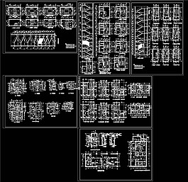 樓梯建筑cad素材