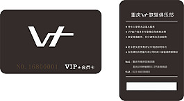 VIP名片模板