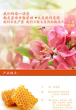 蜂蜜詳情頁