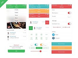 美食APP UI主題設計