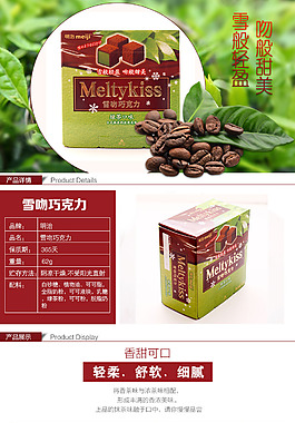 巧克力詳情頁