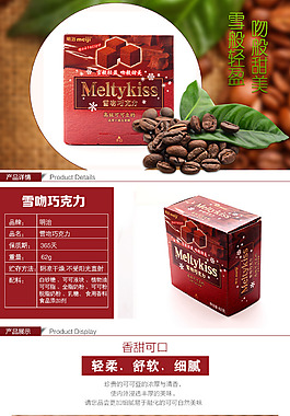 巧克力詳情頁