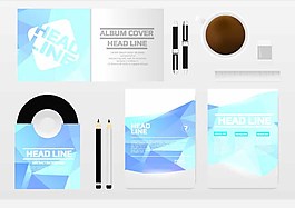 簡潔畫冊封面圖片