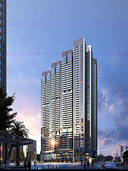 商务高楼建筑