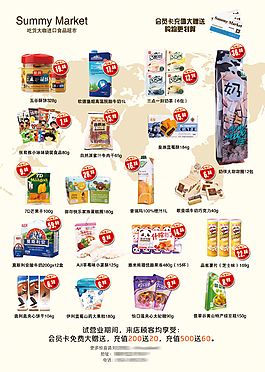 商場(chǎng)超市促銷(xiāo)活動(dòng)宣傳單頁(yè)DM