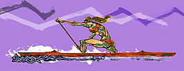 龍舟運動員psd圖